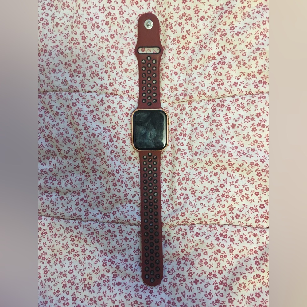 Accutime watch corp aluminum & ceramic case heart rate Bluetooth watch